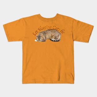 Let sleeping cats lie! Kids T-Shirt